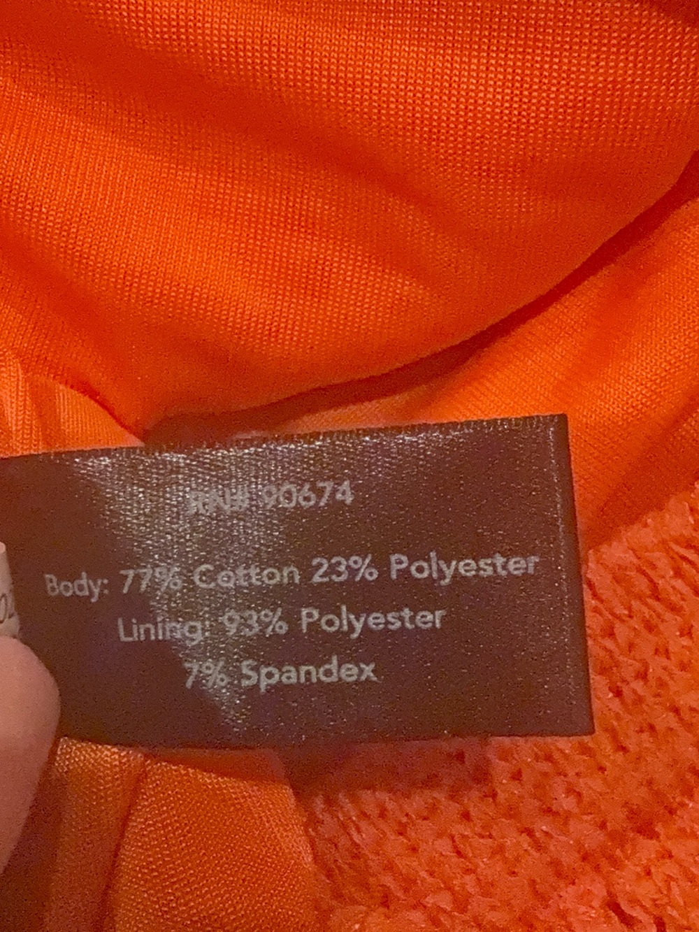 Boston Proper Tangerine Colored Crochet Halter Tank Top - Picture 8 of 8